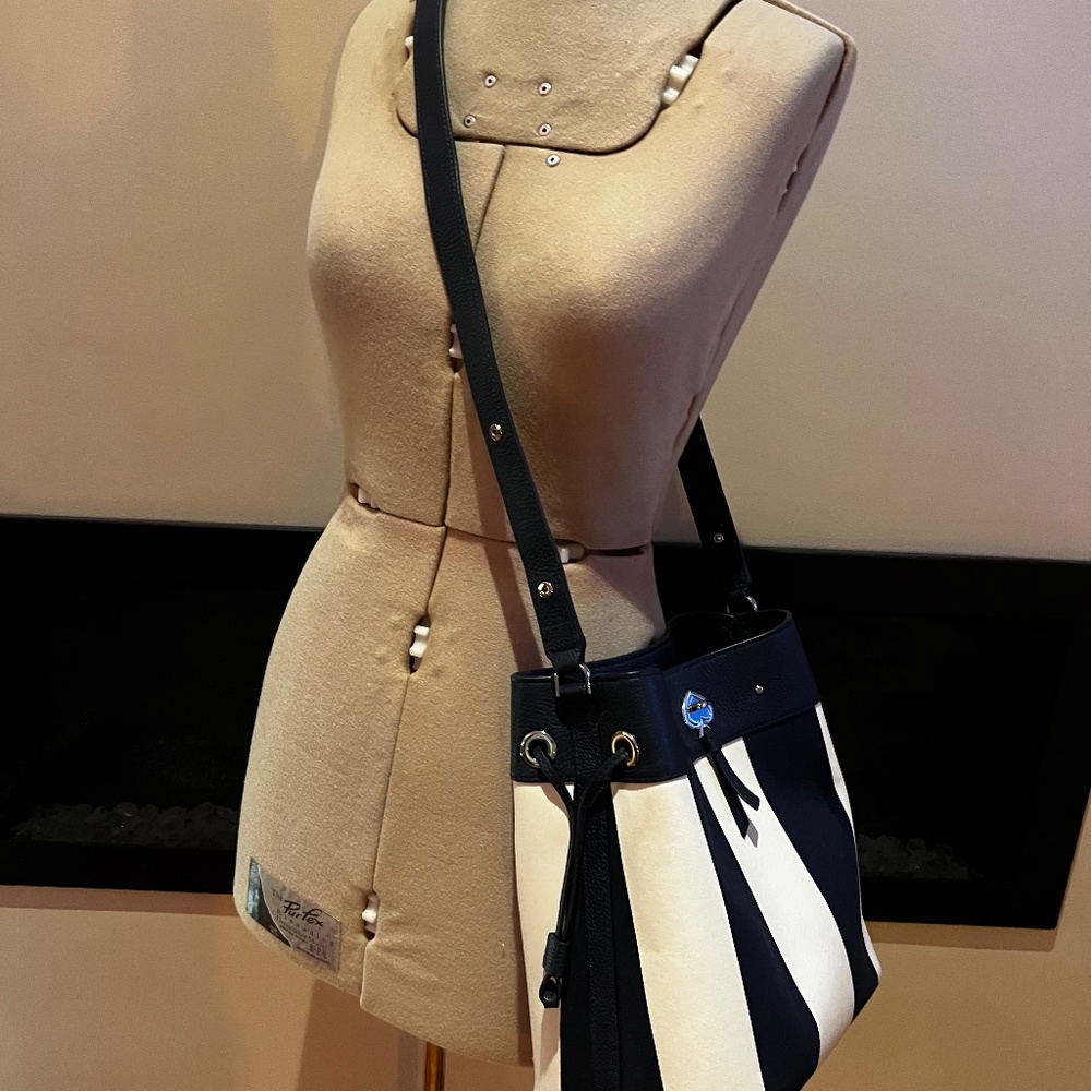 Kate Spade Black and Cream Crossbody Bag - Picture 3 of 8